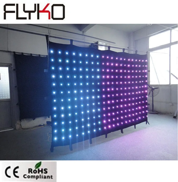 2M*3M fireproof led curtain light display P150mm dot backdrop wedding decoration | Лампы и освещение