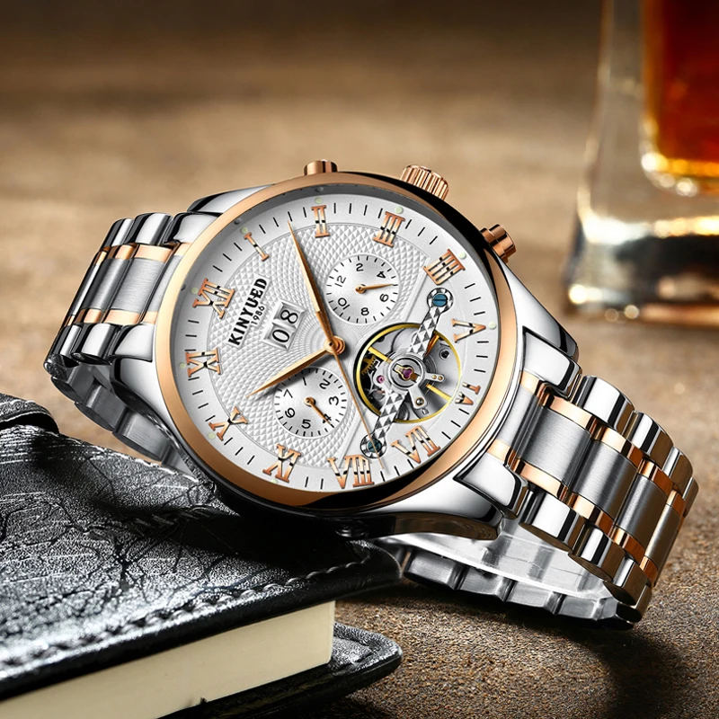 Automatic Men Waterproof Tourbillon Watch