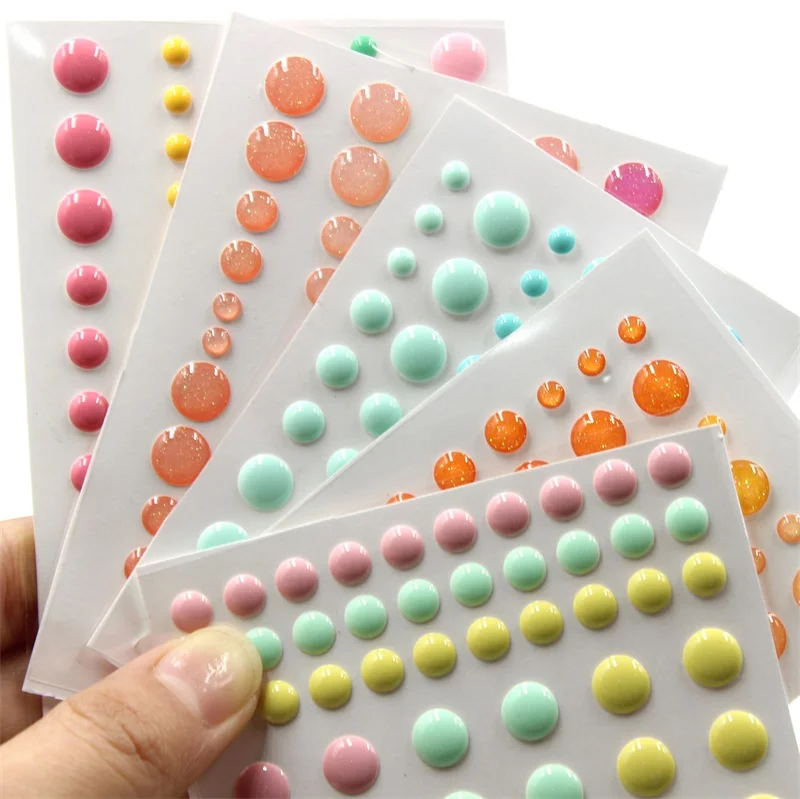 KLJUYP 5pcs/set Sugar Sprinkles Self- adhesive Enamel Dots Resin Sticker for Scrapbooking/ DIY Crafts/ Card Making Decoration
KLJUYP 5pcs/set Sugar Sprinkles Self- adhesive Enamel Dots Resin Sticker for Scrapbooking/ DIY Crafts/ Card Making Decoration