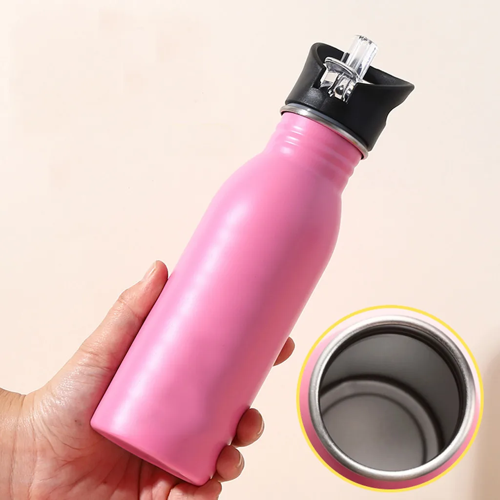 Explosion Sport Water Bottles 500ml Outdoor Travel Portable Leakproof Stainless Steel Drink Bottle Travel Camping Cold Kettle
Explosion Sport Water Bottles 500ml Outdoor Travel Portable Leakproof Stainless Steel Drink Bottle Travel Camping Cold Kettle