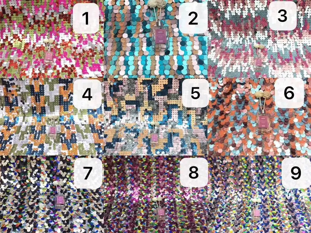 9 Colors Sequins Lace Fabric French Laces Fabrics 2019 High Quality Dubai Tulle French Nigerian Lace Applique Dress SU-J28101
9 Colors Sequins Lace Fabric French Laces Fabrics 2019 High Quality Dubai Tulle French Nigerian Lace Applique Dress SU-J28101