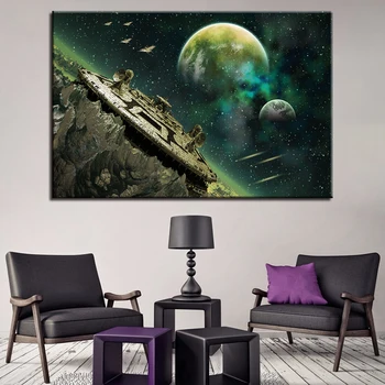 Home Decor Canvas Painting Wall Art 1 Piece Star Wars Millennium Falcon Movie Pictures Living Room HD Prints Planet Poster
Home Decor Canvas Painting Wall Art 1 Piece Star Wars Millennium Falcon Movie Pictures Living Room HD Prints Planet Poster