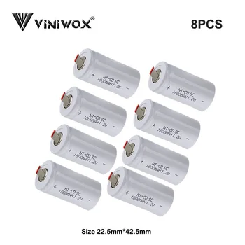 1.2V Ni-CD SC 1800mAh For Makita Bosch Hitachi Power Tool Battery Rechargeable Battery Cell Subc Cells Robot Accumulator Packs
1.2V Ni-CD SC 1800mAh For Makita Bosch Hitachi Power Tool Battery Rechargeable Battery Cell Subc Cells Robot Accumulator Packs