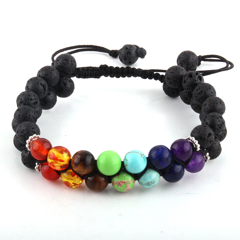 Fashion Beaded Bracelets 7 Chakra Bracelet Natural Stone Women Men Healing Balance Yoga Jewelry Drop Shipping
Fashion Beaded Bracelets 7 Chakra Bracelet Natural Stone Women Men Healing Balance Yoga Jewelry Drop Shipping