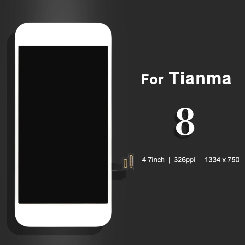 Tianma quality For iPhone 8 lcd Touch Screen Digitizer LCD Assembly Display for mobile phone lcds with 3D touch no dead pixel
Tianma quality For iPhone 8 lcd Touch Screen Digitizer LCD Assembly Display for mobile phone lcds with 3D touch no dead pixel
