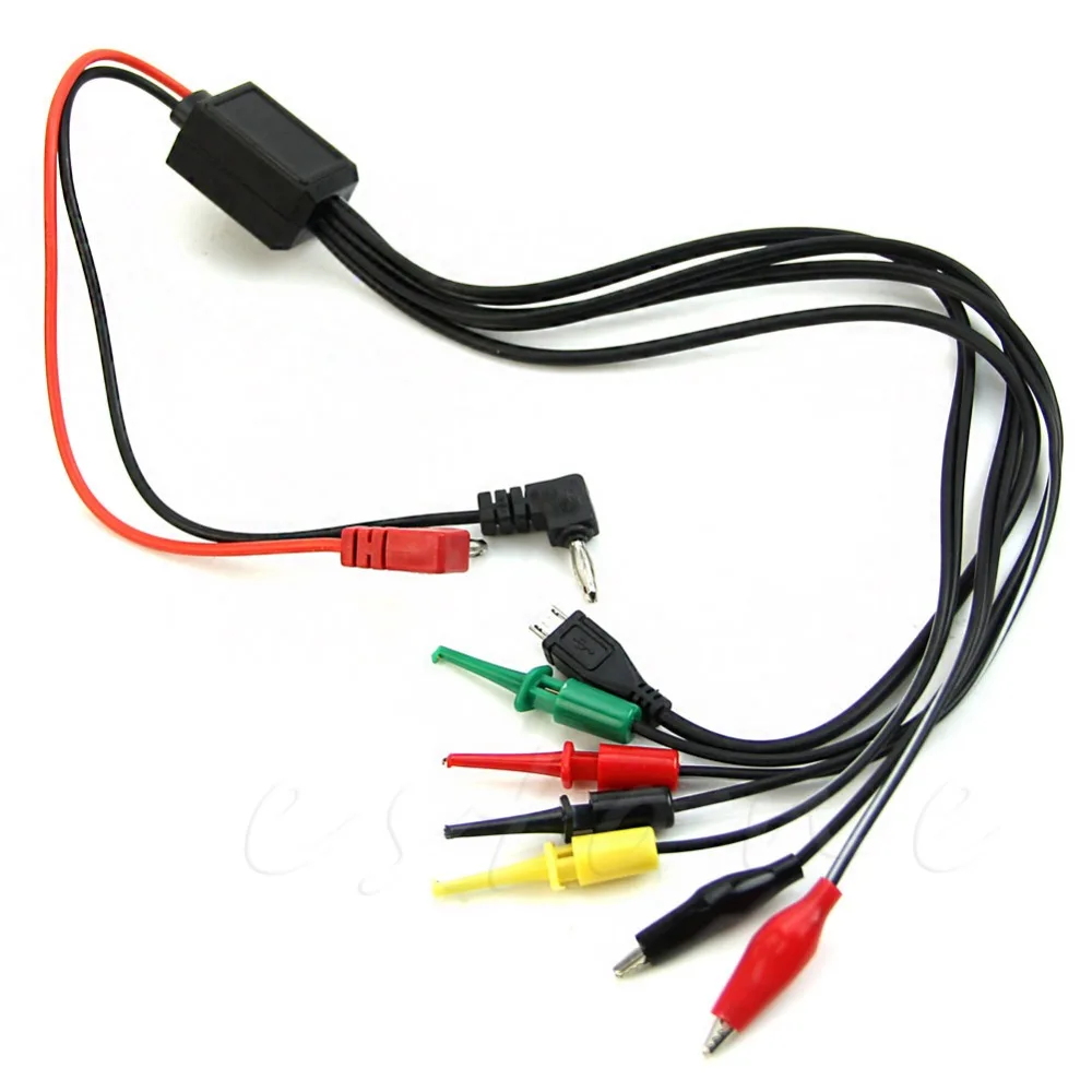 Power Supply Test Lead Cable Kit 2 Alligator Clips 2 Banana Plugs 4 Hook Clips
Power Supply Test Lead Cable Kit 2 Alligator Clips 2 Banana Plugs 4 Hook Clips