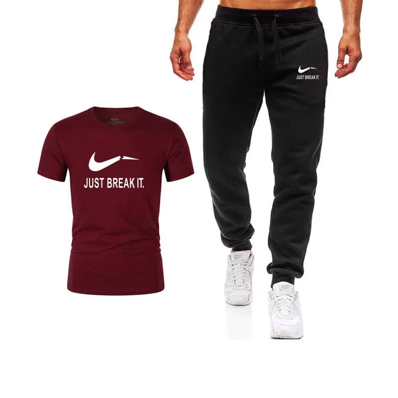 Summer Hot Fashion Brand T Shirts+pants Two Pieces Sets Unisex Gyms Fitness Sweatshirt 2019 Tracksuit Sport Two Pieces Suit
Summer Hot Fashion Brand T Shirts+pants Two Pieces Sets Unisex Gyms Fitness Sweatshirt 2019 Tracksuit Sport Two Pieces Suit