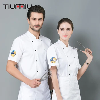 2019 New Chef Jackets Embroidery Restaurant Hotel Kitchen Male Female Ropa De Cocina Cook Coats Uniforms Summer Short Sleeves
2019 New Chef Jackets Embroidery Restaurant Hotel Kitchen Male Female Ropa De Cocina Cook Coats Uniforms Summer Short Sleeves