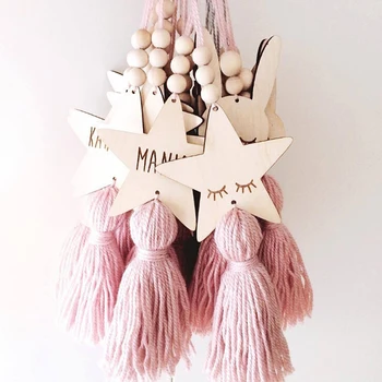 Nordic Style Cute Star Cat Shape Wooden Beads Tassel Pendant Kids Room Decoration Wall Hanging Ornament For Photography
Nordic Style Cute Star Cat Shape Wooden Beads Tassel Pendant Kids Room Decoration Wall Hanging Ornament For Photography