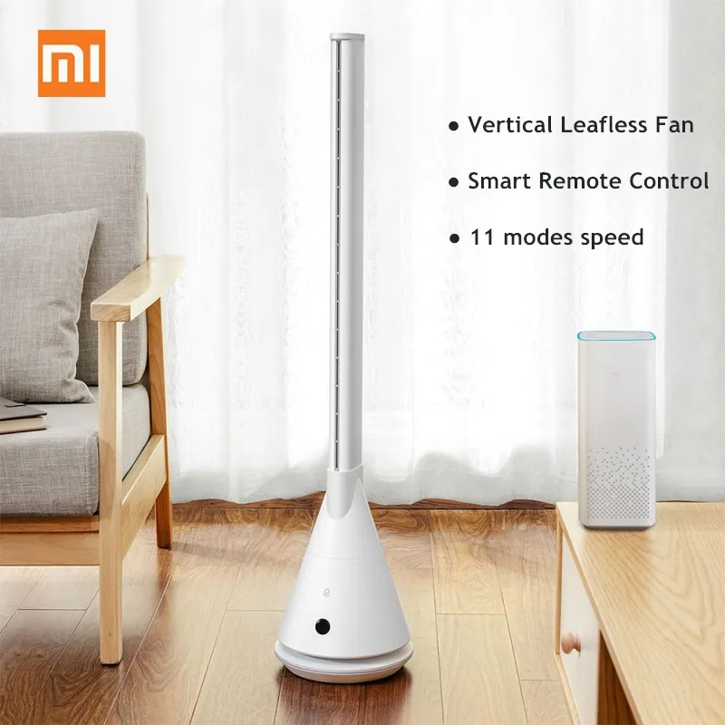Original Xiaomi Rosou SS4 Smart Bladeless Fan Mijia APP Control/Remote Control 11 Speed Intelligent Natural Wind Timing Fan
Original Xiaomi Rosou SS4 Smart Bladeless Fan Mijia APP Control/Remote Control 11 Speed Intelligent Natural Wind Timing Fan
