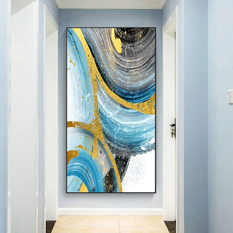 Blue Green Wall Art Picture Abstract Golden Years Canvas Painting Tableaux Big Poster Print for Living Room Modern Cuadros Salon
Blue Green Wall Art Picture Abstract Golden Years Canvas Painting Tableaux Big Poster Print for Living Room Modern Cuadros Salon