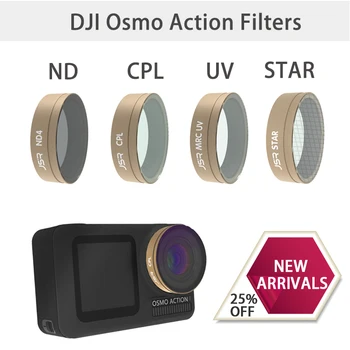 Osmo Action Filter ND 4 8 16 32/CPL/UV/Star Optical Glass Lens Filters Set For DJI Osmo Action Sport Camera Lenses Accessories
Osmo Action Filter ND 4 8 16 32/CPL/UV/Star Optical Glass Lens Filters Set For DJI Osmo Action Sport Camera Lenses Accessories