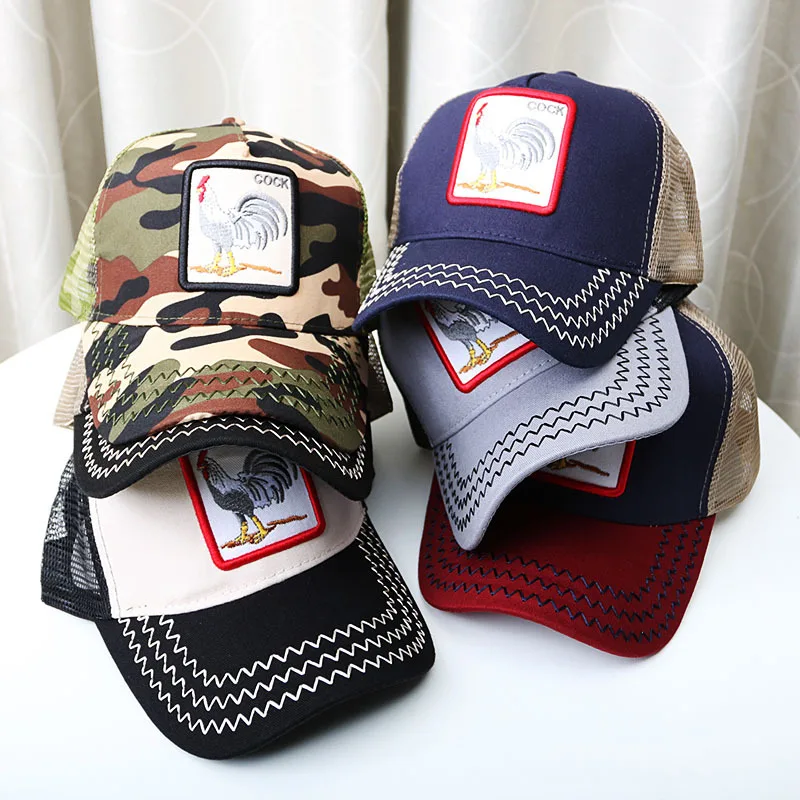 2019 Animal Embroidery Baseball Cap Men Women Snapback Caps Breathable Mesh Hip Hop Hats Trucker Hat
2019 Animal Embroidery Baseball Cap Men Women Snapback Caps Breathable Mesh Hip Hop Hats Trucker Hat