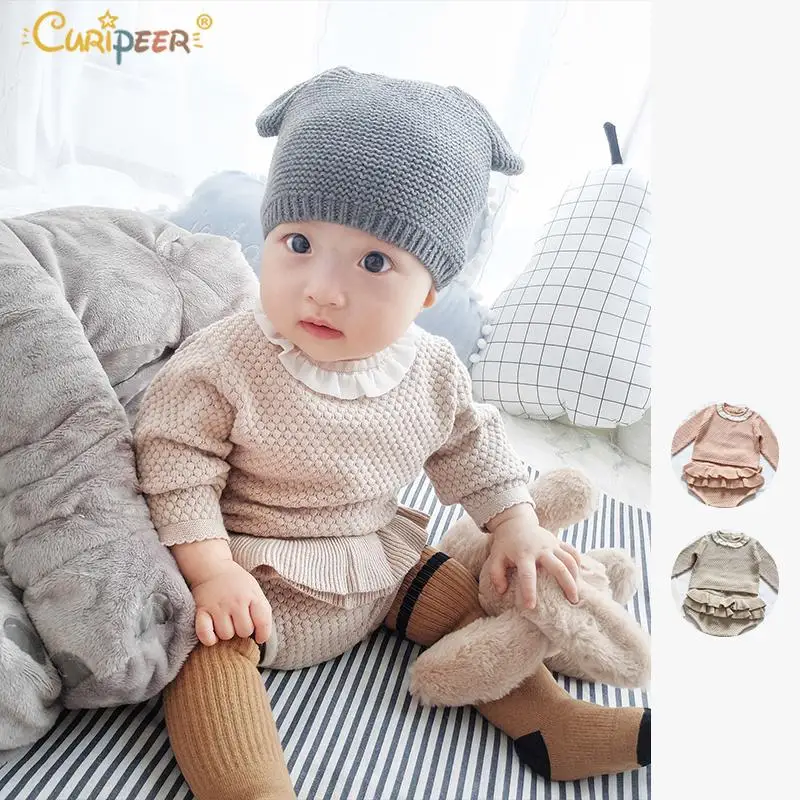 Baby Girls Suit Knit 0-2 Year Old Cotton Baby Long Sleeve Blouse + Lotus Leaf Shorts Baby Clothing Set Toddler Clothes Girls
Baby Girls Suit Knit 0-2 Year Old Cotton Baby Long Sleeve Blouse + Lotus Leaf Shorts Baby Clothing Set Toddler Clothes Girls