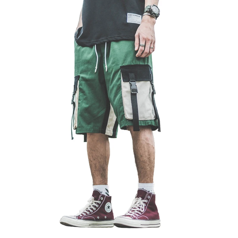 ABOORUN Men's Hip Hop Shorts Long Ribbons Patchwork Cargo Shorts Summer Knee Length Harem Shorts for Male R600
ABOORUN Men's Hip Hop Shorts Long Ribbons Patchwork Cargo Shorts Summer Knee Length Harem Shorts for Male R600
