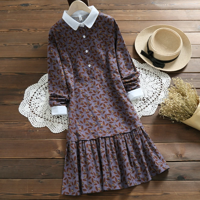 2019 Korean Plus Size Spring Autumn Mini Dress Floral Print Cotton Ruffles Cute Dress Long Sleeve Elegant Chic Women Sweet Dress
2019 Korean Plus Size Spring Autumn Mini Dress Floral Print Cotton Ruffles Cute Dress Long Sleeve Elegant Chic Women Sweet Dress