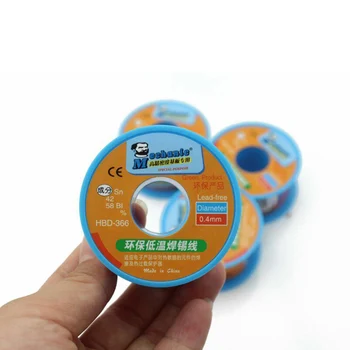 MECHANIC Environmental Protection Lead-Free Low Temperature High Purity Solder Wire 0.4mm For Electronic Components Welding
MECHANIC Environmental Protection Lead-Free Low Temperature High Purity Solder Wire 0.4mm For Electronic Components Welding