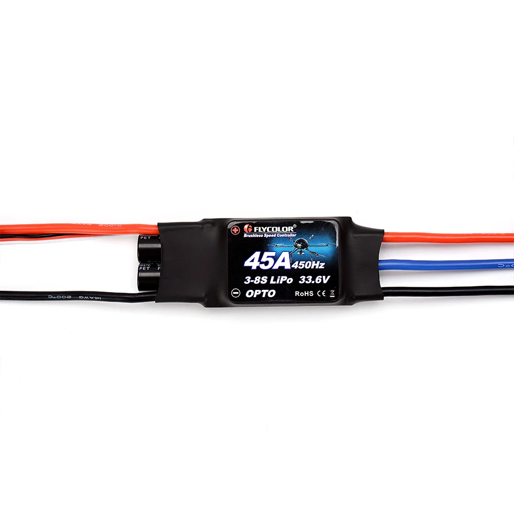 Flycolor 45A радиоуправляемый самолет бесщеточный ESC 3 8S OPTO хобби модель запчасти