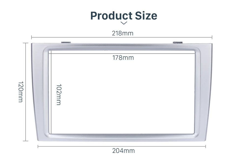 Product Size Classic 2 Din Car Radio Fascia for 2008+ PEUGEOT 308 Auto Stereo Interface Panel Car Styling In Dash Mount Kit