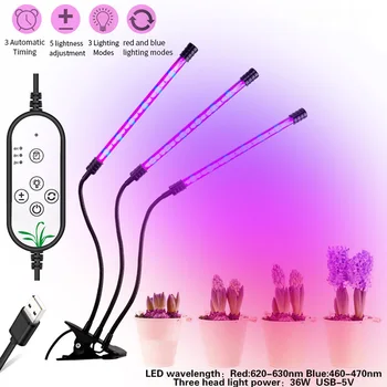 Full Spectrum LED Grow Lights 18W 36W Plant Grow Lamp Dimmable for Indoor Vegs Hydroponic System Flowers Growing Lighting
Full Spectrum LED Grow Lights 18W 36W Plant Grow Lamp Dimmable for Indoor Vegs Hydroponic System Flowers Growing Lighting