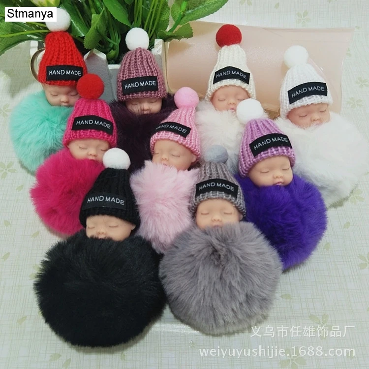 New Women Knitted Hat Doll Plush Top Quality Key Chain Bag Charm Accessories Hot Men Best Couple gift Jewelry K1973
New Women Knitted Hat Doll Plush Top Quality Key Chain Bag Charm Accessories Hot Men Best Couple gift Jewelry K1973