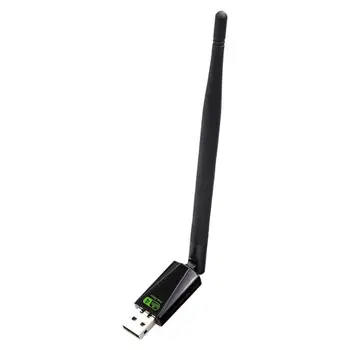 Wireless WiFi Adapter Dongle 150Mbps Lan Network Card USB Wi-Fi Receiver 2.4GHz w/Antenna 802.11b/g/n with CD Driver
Wireless WiFi Adapter Dongle 150Mbps Lan Network Card USB Wi-Fi Receiver 2.4GHz w/Antenna 802.11b/g/n with CD Driver