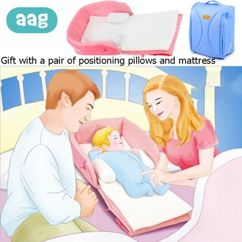 AAG Portable Baby Crib Bed Cotton Travel Mummy Bag Changing Station Diapers Mat Solid Color Foldable Newborn Nest Cradle Cot 30
AAG Portable Baby Crib Bed Cotton Travel Mummy Bag Changing Station Diapers Mat Solid Color Foldable Newborn Nest Cradle Cot 30