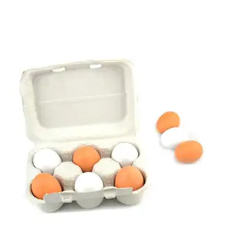 Kitchen Food Cooking Toy Wooden Eggs Yolk Pretend Play Toy Set (6 Eggs) Birthday Christmas Gift For Baby Kids
Kitchen Food Cooking Toy Wooden Eggs Yolk Pretend Play Toy Set (6 Eggs) Birthday Christmas Gift For Baby Kids