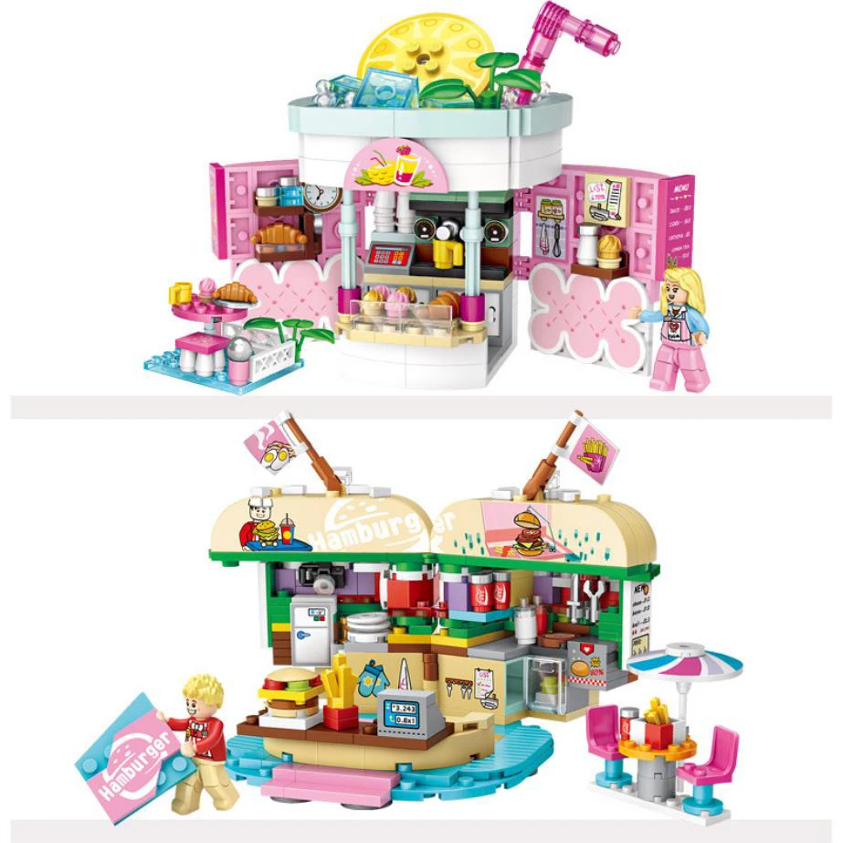 City Playground street view mini block Cold Drinking Hamburg Shop amusement park figures building bricks toys for kdis gifts
City Playground street view mini block Cold Drinking Hamburg Shop amusement park figures building bricks toys for kdis gifts