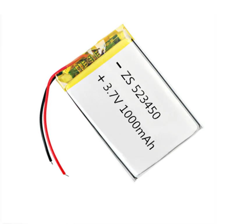 1/2pcs 3.7V 1000mAh 523450 Polymer Lithium Rechargeable Battery Li-ion Battery for Smart Phone DVD MP3 MP4 Led Lamp
1/2pcs 3.7V 1000mAh 523450 Polymer Lithium Rechargeable Battery Li-ion Battery for Smart Phone DVD MP3 MP4 Led Lamp
