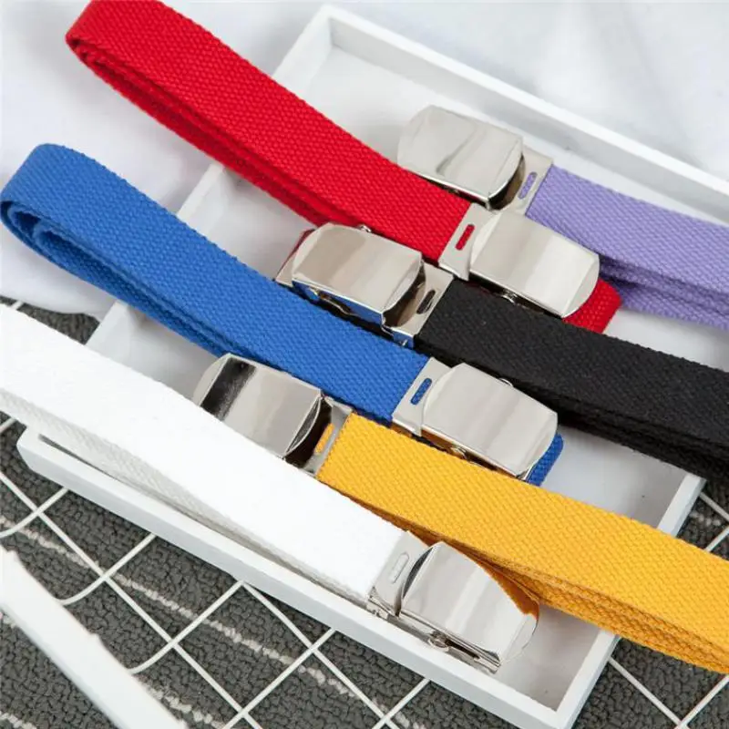 2019 New Men Women Unisex Plain Webbing Cotton Canvas Metal Buckle Belt High Quality Belts Female Luxury Casual Straps Ceintures
2019 New Men Women Unisex Plain Webbing Cotton Canvas Metal Buckle Belt High Quality Belts Female Luxury Casual Straps Ceintures