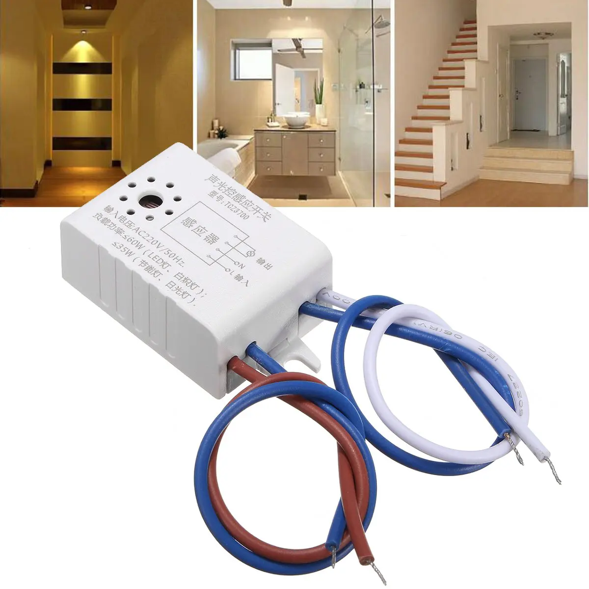 New Automatic LED Light Sound And Light Sensor Switches Intelligent Sound Voice Sensor Auto On Off Light Switches Controller
New Automatic LED Light Sound And Light Sensor Switches Intelligent Sound Voice Sensor Auto On Off Light Switches Controller