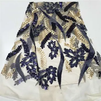 New Design African Sequins Net Lace Fabric 2019 High Quality Nigeria Indian Embroidery Guipure Mesh Gold Sequined Lace
New Design African Sequins Net Lace Fabric 2019 High Quality Nigeria Indian Embroidery Guipure Mesh Gold Sequined Lace