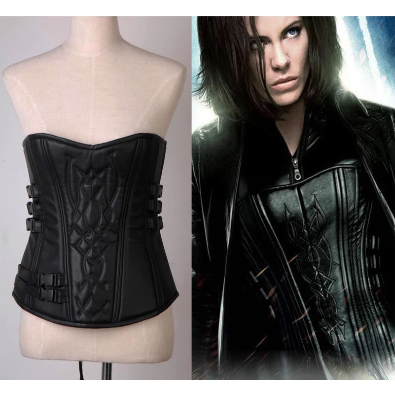Underworld 4 Awakening Selene Corset Cosplay Costume Black Pu leather Tube tops Tunic Halloween Costumes for Woman
Underworld 4 Awakening Selene Corset Cosplay Costume Black Pu leather Tube tops Tunic Halloween Costumes for Woman