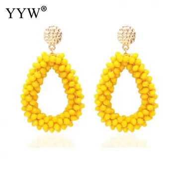 2019 Bohemian Handmade Beads Yellow Big Drop Earrings For Women Wedding Trendy Girls Party Gift Statement Earrings
2019 Bohemian Handmade Beads Yellow Big Drop Earrings For Women Wedding Trendy Girls Party Gift Statement Earrings