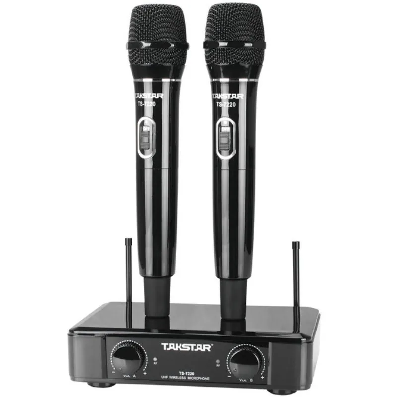 Takstar TS-7220 Wireless Handheld Microphone uhf wireless microphone household on stage performance ktv home black/white
Takstar TS-7220 Wireless Handheld Microphone uhf wireless microphone household on stage performance ktv home black/white