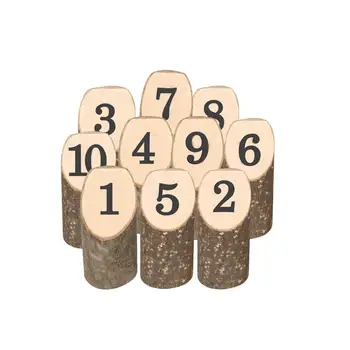 10 Pcs Natural Wooden Seat Number Holder Table Number Sign for Wedding Home Decor(Number 1-10)
10 Pcs Natural Wooden Seat Number Holder Table Number Sign for Wedding Home Decor(Number 1-10)