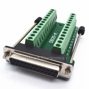 D-SUB Connectors DB25 25Pin Female Adapter Board RS232 Serial to Terminal Signal Module
D-SUB Connectors DB25 25Pin Female Adapter Board RS232 Serial to Terminal Signal Module