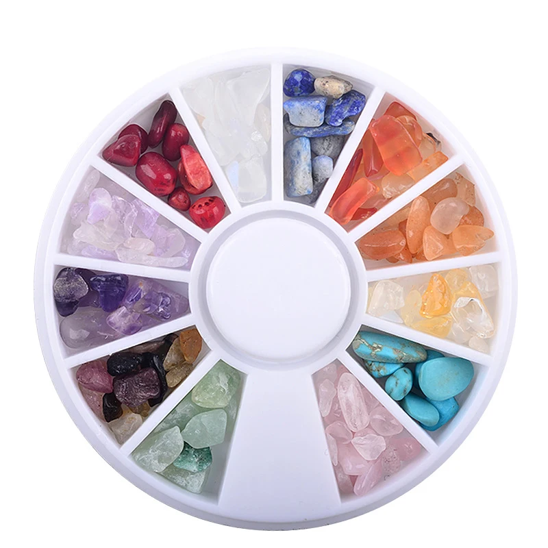 Pandahall 1 Box Colorful Irregular Natural Stone 3D Nail Art Decorations Wheel DIY Beauty Nail Jewelry Accessories
Pandahall 1 Box Colorful Irregular Natural Stone 3D Nail Art Decorations Wheel DIY Beauty Nail Jewelry Accessories
