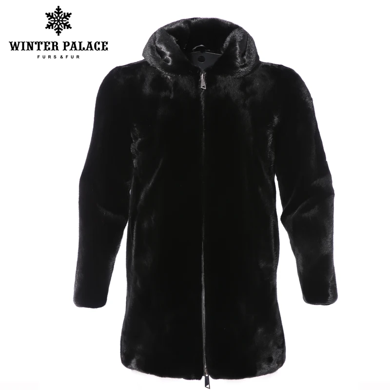 2018 Solid winter new fashion male black mink fur coat hood fur coat high-grade real fur coat long fur jacket Thick
2018 Solid winter new fashion male black mink fur coat hood fur coat high-grade real fur coat long fur jacket Thick
