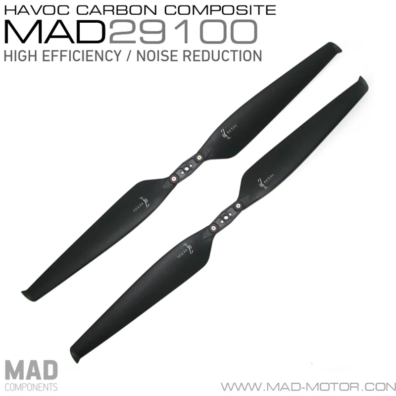 MAD Pro HAVOC 29X10 CARBON&PLASTIC Polymer Folding propeller for Brushless RC multi-rotors VTOL Multicoptor Drone Quadcopter UAV
MAD Pro HAVOC 29X10 CARBON&PLASTIC Polymer Folding propeller for Brushless RC multi-rotors VTOL Multicoptor Drone Quadcopter UAV