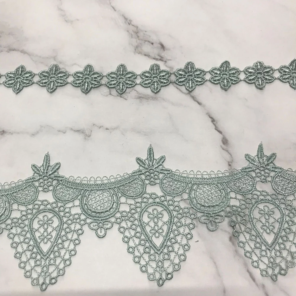 Lychee Life Flower Embroidery Lace Ribbon Green Hollow Lace Trims DIY Handmade Sewing Dress Clothes Supplies Decoration
Lychee Life Flower Embroidery Lace Ribbon Green Hollow Lace Trims DIY Handmade Sewing Dress Clothes Supplies Decoration