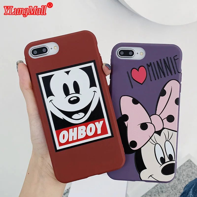 Cartoon Cute Lovely Mickey Minnie Mouse Pattern Case for iPhone Xs Max Soft Silicone Coque for iPhone Xr X 6 8 6s 7 Plus Cover
Cartoon Cute Lovely Mickey Minnie Mouse Pattern Case for iPhone Xs Max Soft Silicone Coque for iPhone Xr X 6 8 6s 7 Plus Cover