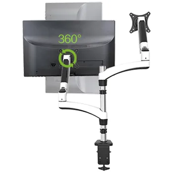 HONGHUA 15"- 27" Gas Spring 360 Degree Dual Monitor Holder Arm Full Motion TV Mount Free Lifting Retractable Bracket
HONGHUA 15"- 27" Gas Spring 360 Degree Dual Monitor Holder Arm Full Motion TV Mount Free Lifting Retractable Bracket