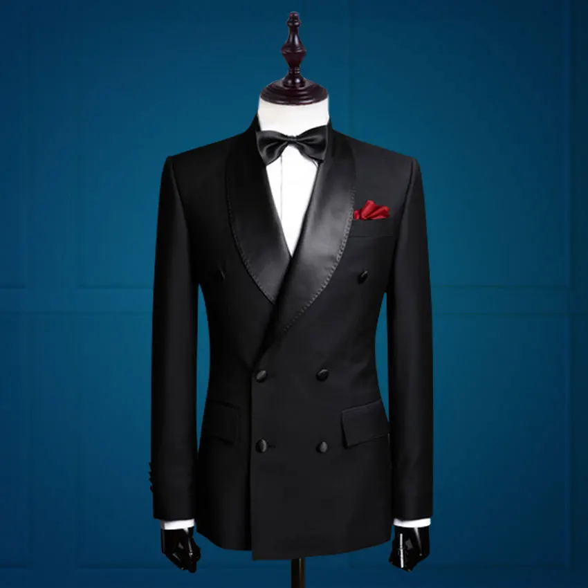 New Arrival Groom Tuxedos Double Breasted Groomsman Suit Custom Made Man Suit Tailored Suit Business Suit(Jacket+pants) 
New Arrival Groom Tuxedos Double Breasted Groomsman Suit Custom Made Man Suit Tailored Suit Business Suit(Jacket+pants)