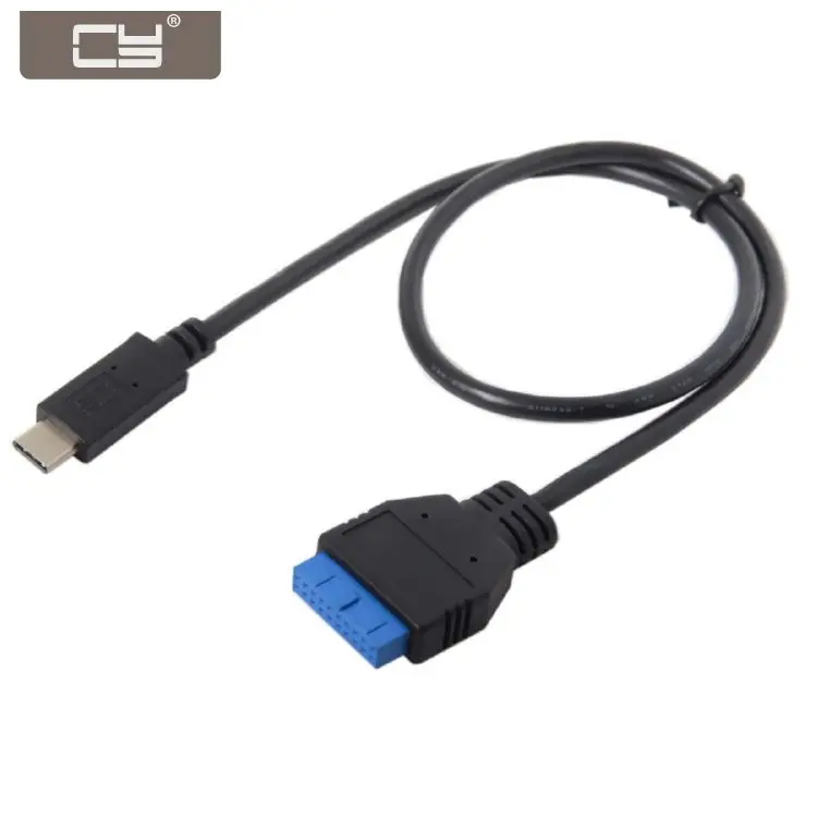 CYDZ Single Port USB 3.1 Type-C USB-C Male to USB 3.0 Motherboard 19Pin 20Pin Header Cable
CYDZ Single Port USB 3.1 Type-C USB-C Male to USB 3.0 Motherboard 19Pin 20Pin Header Cable