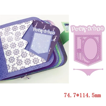 Peek A Boo Frame Metal Cutting Dies Stencils for DIY Scrapbooking Photo Album Decorative Embossing Paper Card Crafts Die Cut
Peek A Boo Frame Metal Cutting Dies Stencils for DIY Scrapbooking Photo Album Decorative Embossing Paper Card Crafts Die Cut