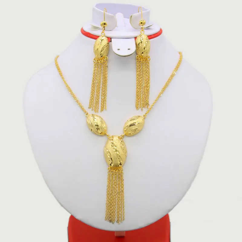 TWO DESIGH New Arrival Ethiopian Necklace/Earrings Set Jewelry Gold Color Jewelry India/African/Dubai/Nigeria/Arabic/Oman Girls
TWO DESIGH New Arrival Ethiopian Necklace/Earrings Set Jewelry Gold Color Jewelry India/African/Dubai/Nigeria/Arabic/Oman Girls