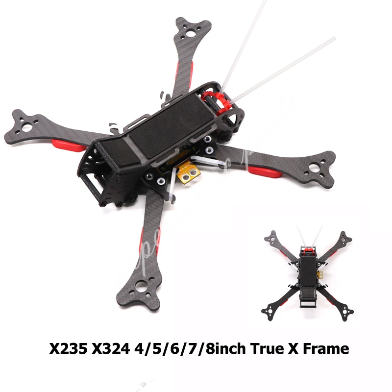 HSKRC 4inch X200 200mm 5inch X235 235mm HX215 215mm 6inch X268 268mm 7inch X292 292 8inch X324 324 Carbon Fiber Quadcopter Frame
HSKRC 4inch X200 200mm 5inch X235 235mm HX215 215mm 6inch X268 268mm 7inch X292 292 8inch X324 324 Carbon Fiber Quadcopter Frame