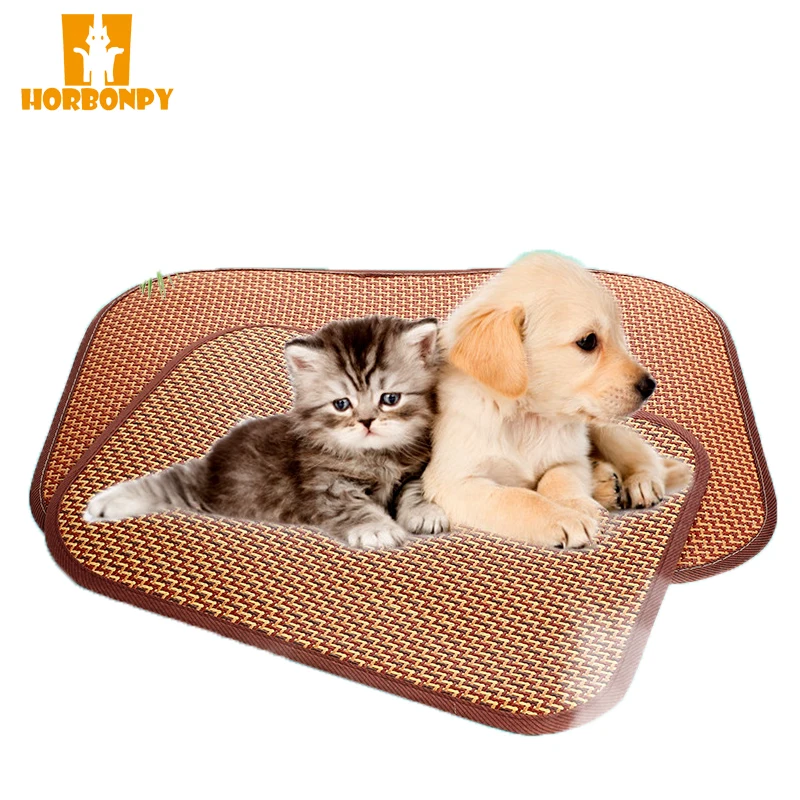 HORBONPY Dog Cooling Mat Pet Summer Bed Cat Rattan Dogs Cats Pets Round Mats Breathable Comfortable Puppy Mat Wholesale
HORBONPY Dog Cooling Mat Pet Summer Bed Cat Rattan Dogs Cats Pets Round Mats Breathable Comfortable Puppy Mat Wholesale